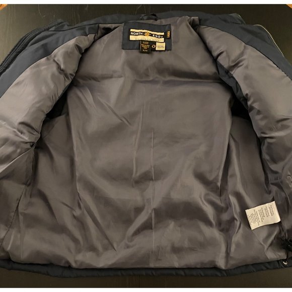 North End Goose Down Puffer Vest Women XL‎ Navy Full Zip Warm Outdoor Branded - Picture 13 of 16